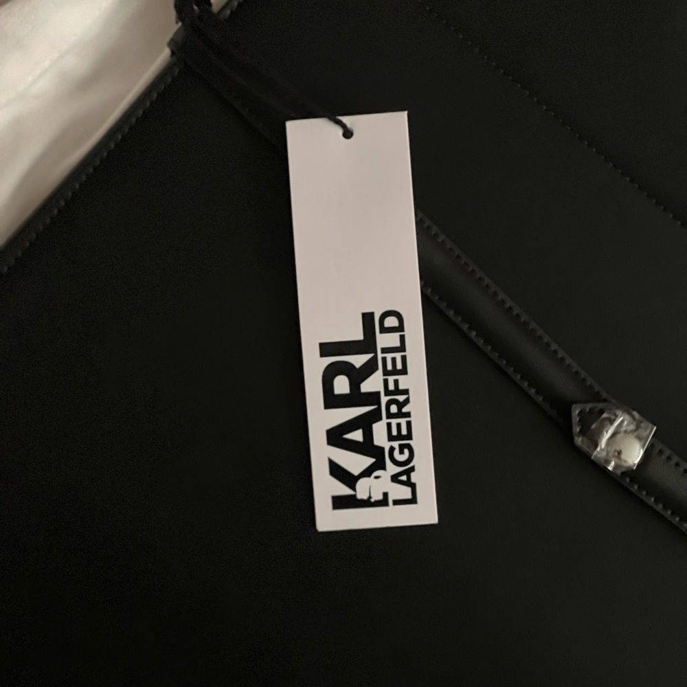 Brand new never used! Karl Lagerfeld tote / laptop holder. Stylish, beautiful.